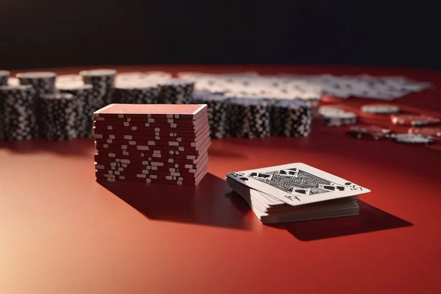 Krupiérka s kartami - baccarat live